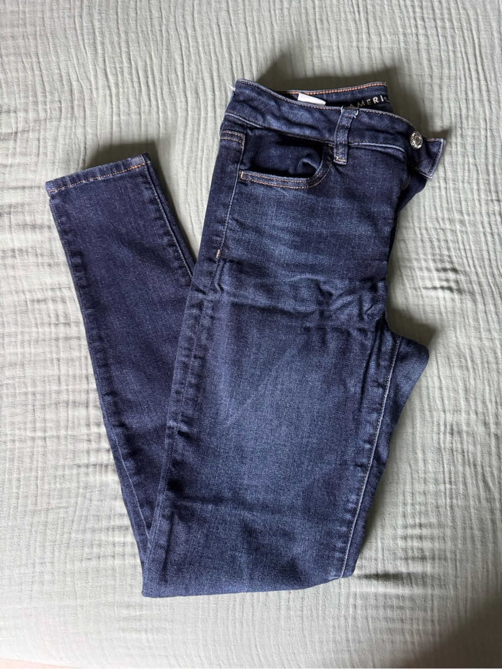 American Eagle Next Level Stretch Hi-Rise Jeggings, size 10L